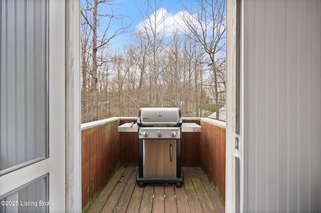 105 Moutardier Woods Way, Leitchfield, KY 42754 - wooden deck featuring a grill