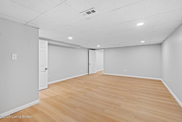 4904 Ruby Way, Shepherdsville, KY 40165 - finished basement featuring light wood-style flooring, recessed lighting, and baseboards