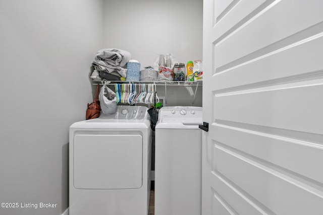 3965 Broadford Rd, Clarkson, KY 42726 - laundry room featuring separate washer and dryer and laundry area
