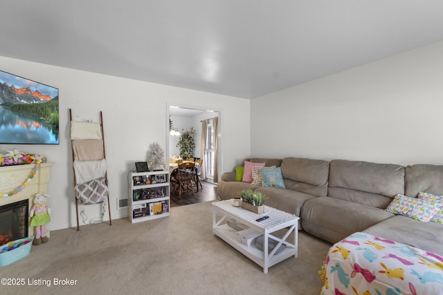 2410 Mammoth Way, Louisville, KY 40299 - living room featuring carpet flooring