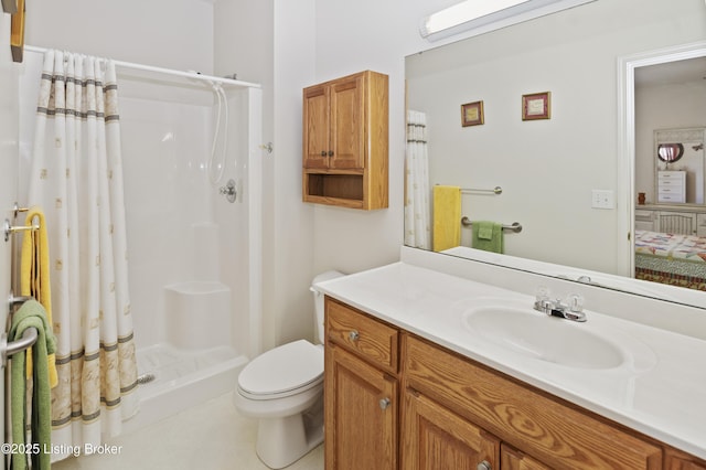 591 Arrowhead Ln, Shepherdsville, KY 40165 - full bath with a shower stall, vanity, and toilet