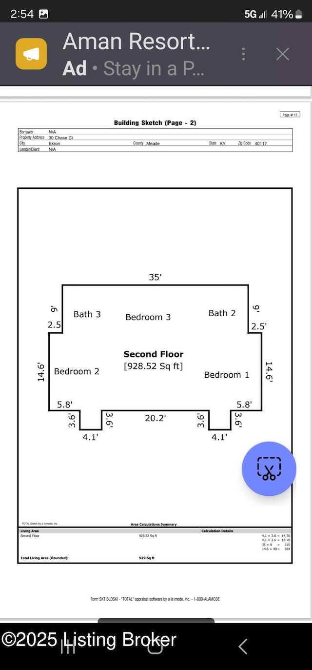 30 Chase Ct, Ekron, KY 40117 - room layout
