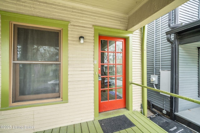 view of property entrance