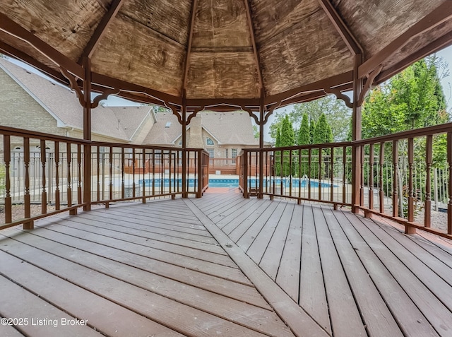 235 Ashford Dr, Mt Washington, KY 40047 - wooden deck with a gazebo