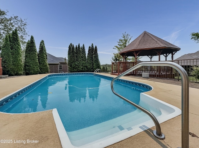 235 Ashford Dr, Mt Washington, KY 40047 - view of pool with a gazebo