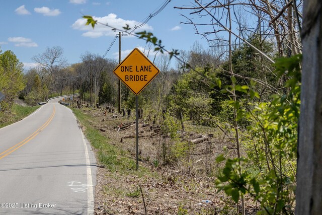 1110 Clark Station Rd, Fisherville, KY 40023 - view of road featuring traffic signs
