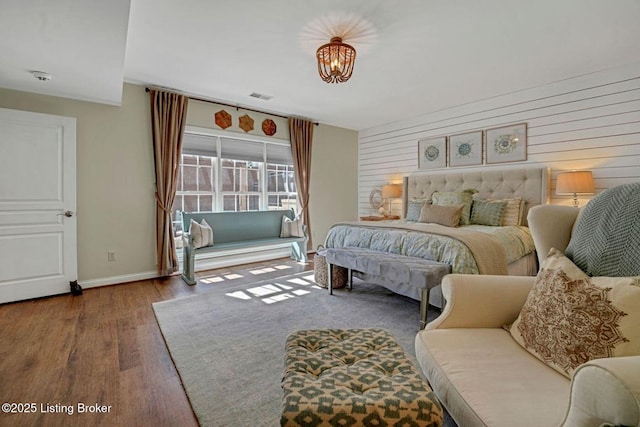 4232 Ashleywood Ct, Louisville, KY 40241 - bedroom featuring visible vents, baseboards, and wood finished floors