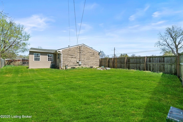 8006 Bramble Ln, Louisville, KY 40258 - view of yard with a fenced backyard