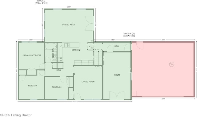 8006 Bramble Ln, Louisville, KY 40258 - floor plan