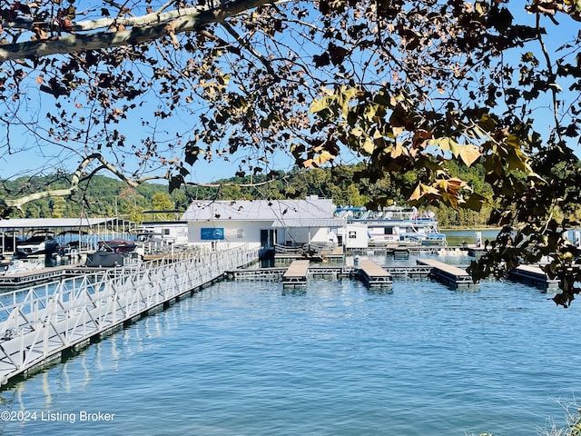 132 Cherry Ln, Leitchfield, KY 42754 - view of dock with a water view