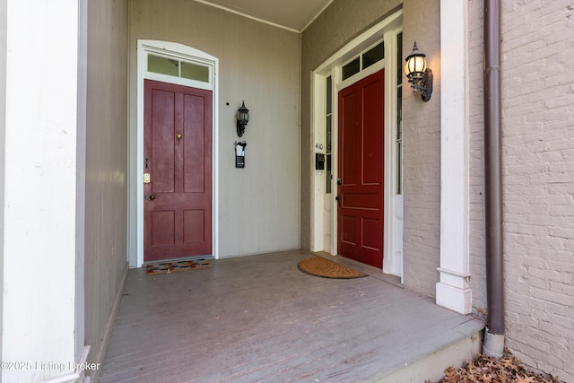 view of entrance to property