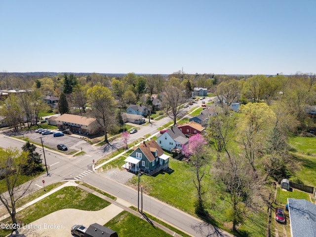 birds eye view of property featuring a residential view