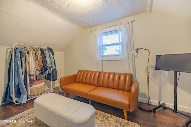 124 E Wellington Ave, Louisville, KY 40214 - sitting room with wood finished floors, baseboards, and vaulted ceiling