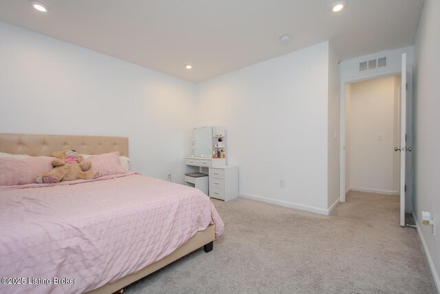 11207 Comfort Ct, Louisville, KY 40229 - bedroom featuring light colored carpet, recessed lighting, and baseboards