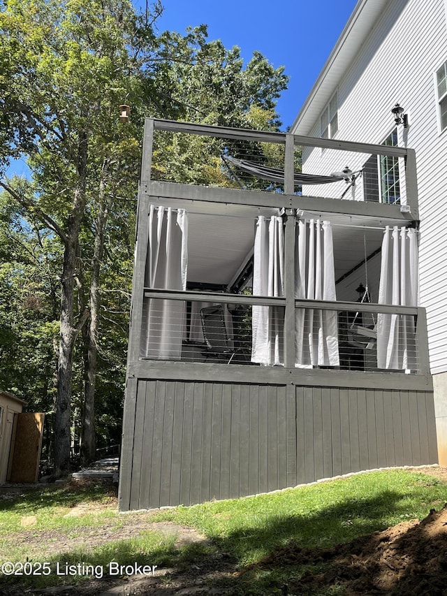 view of side of property