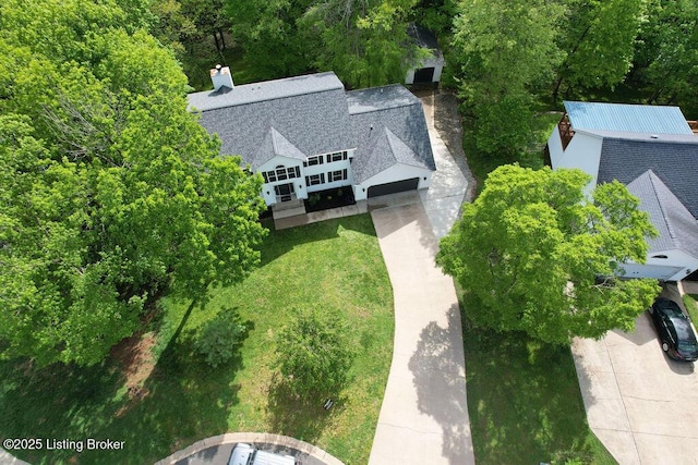 aerial view