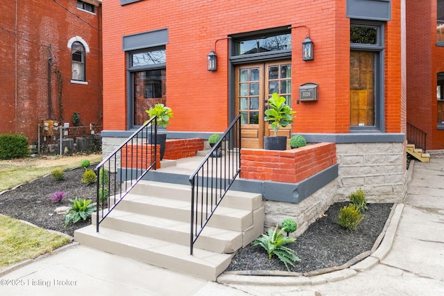 1026 S Brook St, Louisville, KY 40203 - doorway to property featuring brick siding
