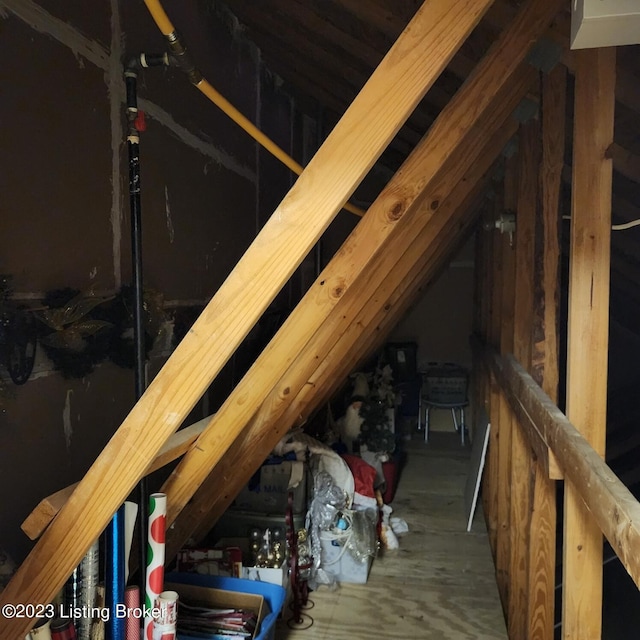 404 Eastgate Village Wynde, Louisville, KY 40223 - view of unfinished attic