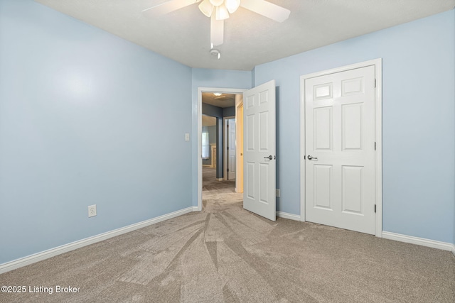 1112 Majestic Woods Dr, La Grange, KY 40031 - unfurnished bedroom featuring carpet flooring, baseboards, and ceiling fan