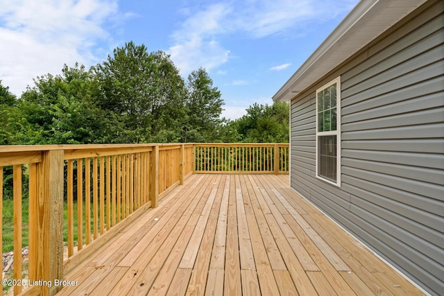 3408 Rhodelia Rd, Payneville, KY 40157 - view of wooden deck