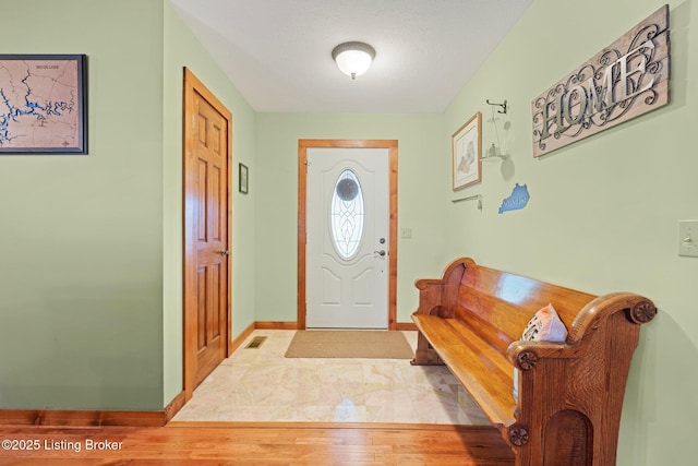 351 Serenity Cove Ln, Mammoth Cave, KY 42259 - entrance foyer with baseboards and wood finished floors