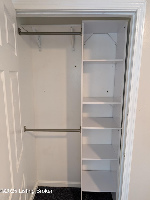 view of closet