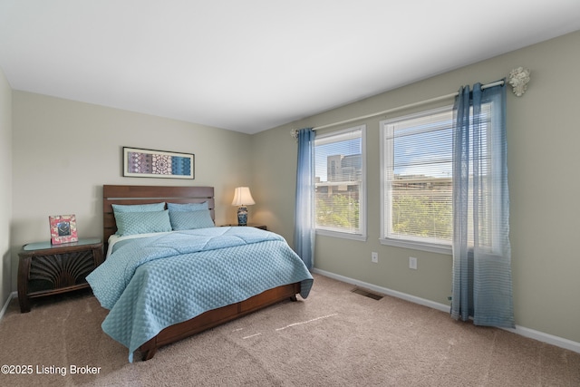 644 S 2nd St Unit 2, Louisville, KY 40202 - bedroom with baseboards, visible vents, and carpet floors