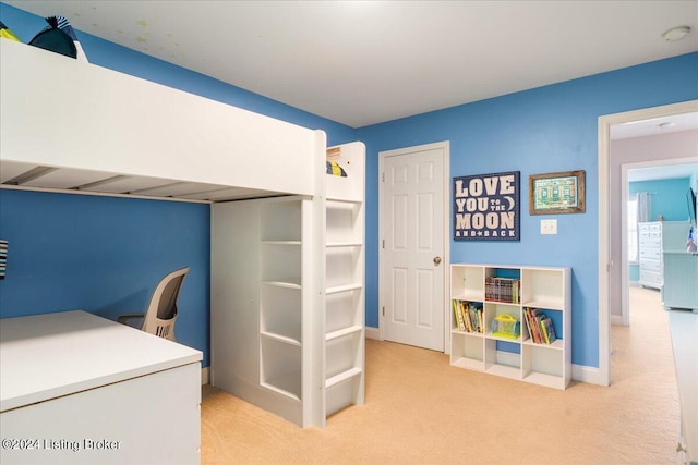 interior space featuring baseboards and carpet floors