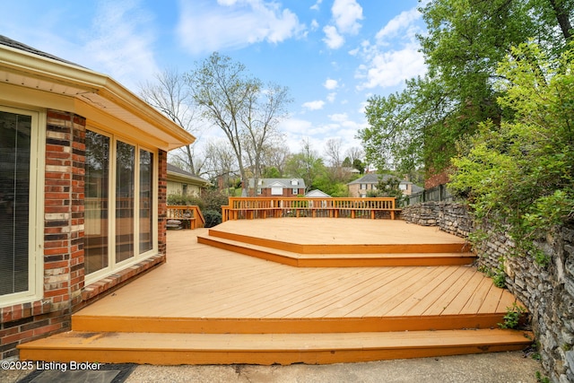 view of deck
