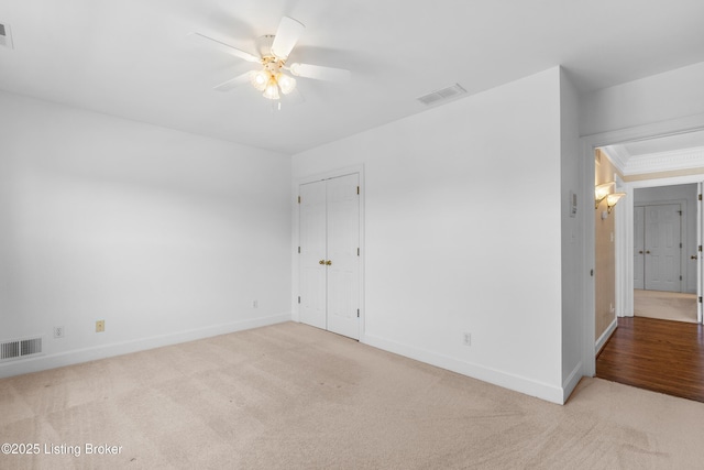 14801 Forest Oaks Dr, Louisville, KY 40245 - spare room with visible vents, baseboards, and carpet floors