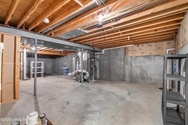 14801 Forest Oaks Dr, Louisville, KY 40245 - unfinished below grade area featuring heating unit