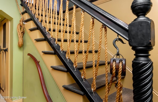 view of stairs
