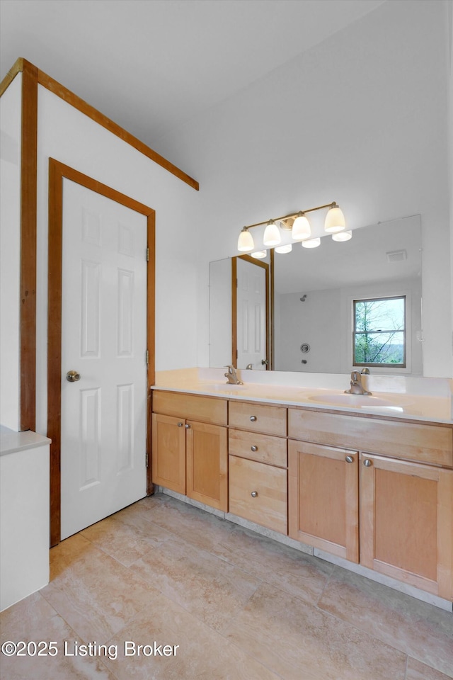 7700 Organ Creek Rd, Pendleton, KY 40055 - full bathroom featuring double vanity and a sink
