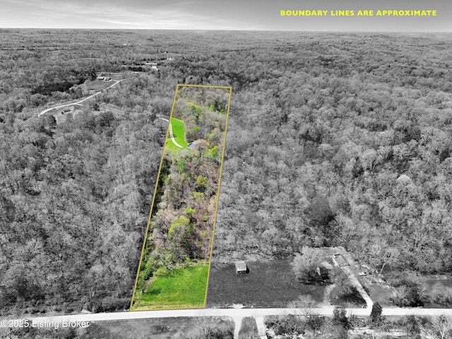 7700 Organ Creek Rd, Pendleton, KY 40055 - aerial view featuring a forest view