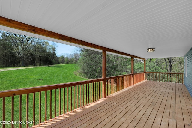 7700 Organ Creek Rd, Pendleton, KY 40055 - wooden deck featuring a yard