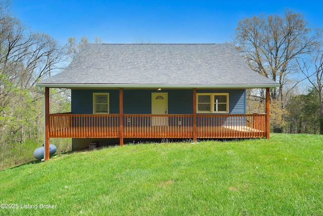 7700 Organ Creek Rd, Pendleton, KY 40055 - view of front of home with a front lawn and roof with shingles