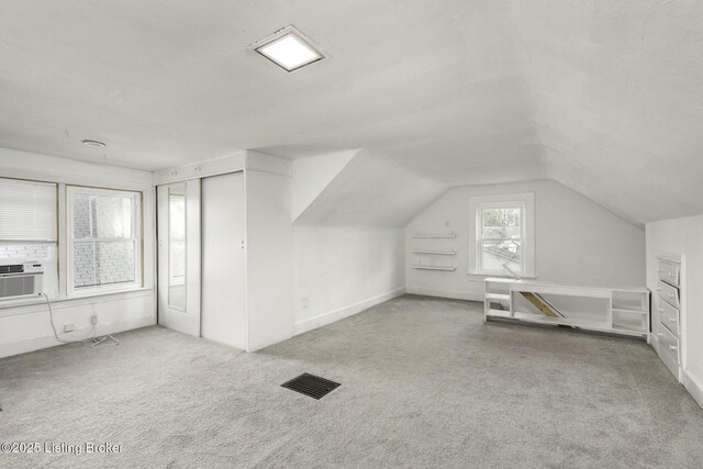 1125 W Whitney Ave, Louisville, KY 40215 - additional living space featuring visible vents, carpet, and lofted ceiling