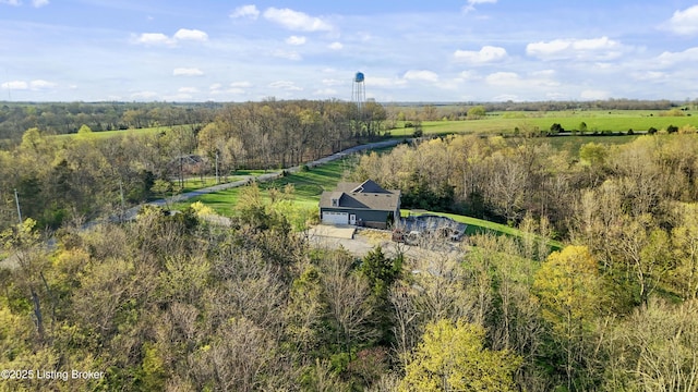 444 Wire Ln, Bardstown, KY 40004 - aerial view featuring a rural view
