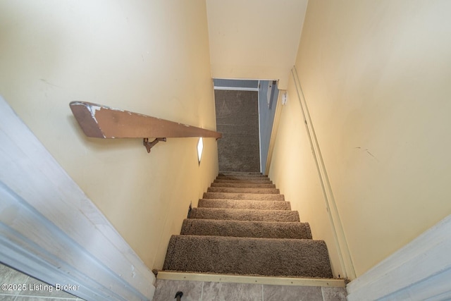 view of stairs