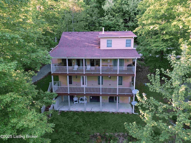 525 N Riverbend Rd, Leitchfield, KY 42754 - view of subject property with a forest