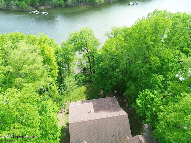 525 N Riverbend Rd, Leitchfield, KY 42754 - aerial view of property and surrounding area with a nearby body of water