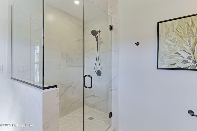 full bath with a stall shower