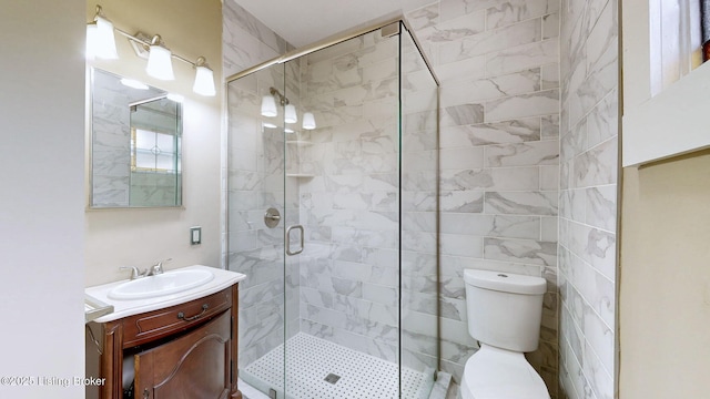 1031 S 7th St, Louisville, KY 40203 - full bath with a shower stall, vanity, and toilet