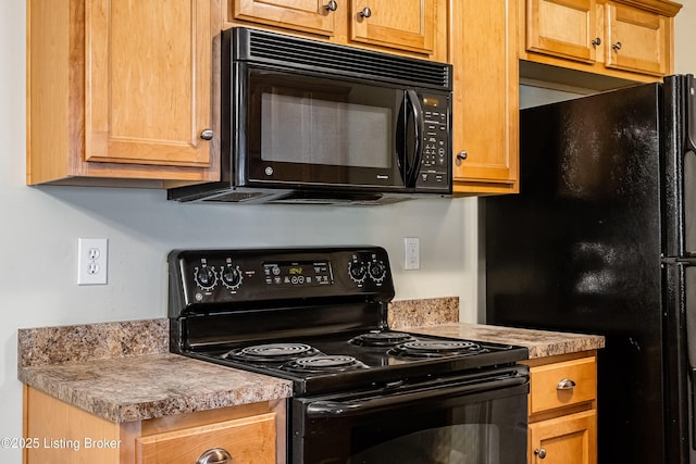 10202 Deer Vista Dr Unit 202, Louisville, KY 40291 - kitchen with black appliances and light countertops