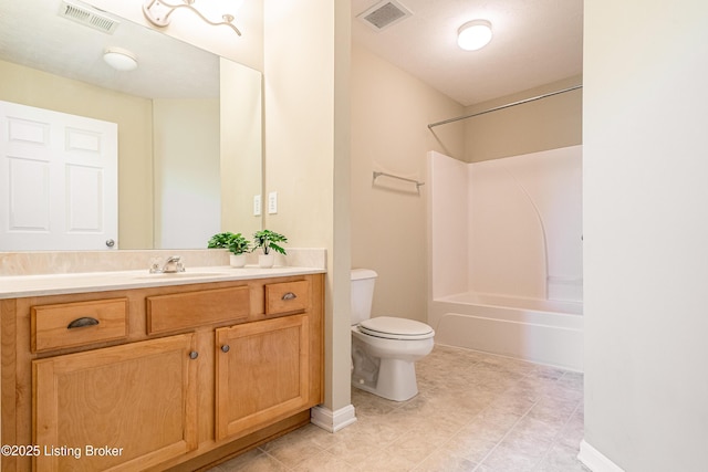 10202 Deer Vista Dr Unit 202, Louisville, KY 40291 - bathroom featuring toilet, vanity, and tub / shower combination