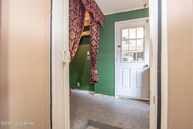 view of doorway to outside
