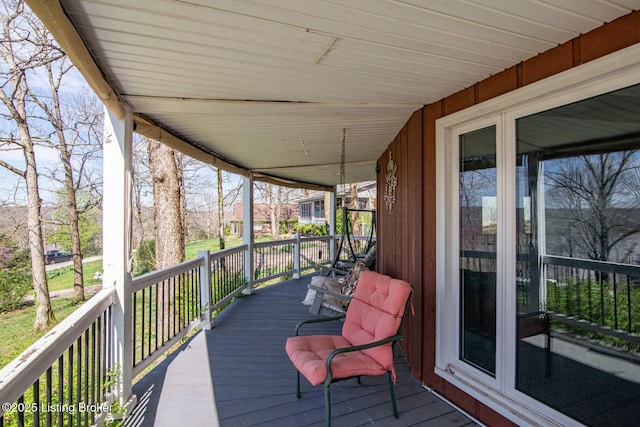 view of deck