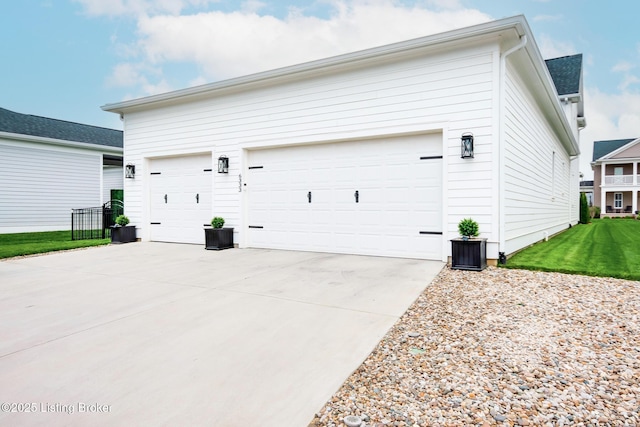 view of home's exterior featuring driveway