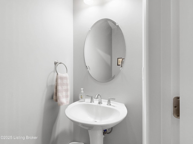 bathroom with a sink
