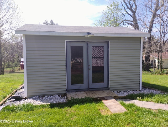 view of outbuilding with an outdoor structure